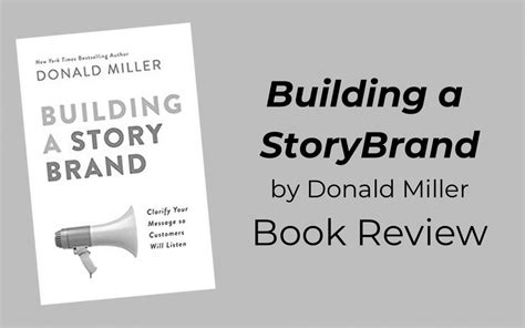 Find story brand donald miller here "Building a StoryBrand," by Donald Miller: Book Review ...