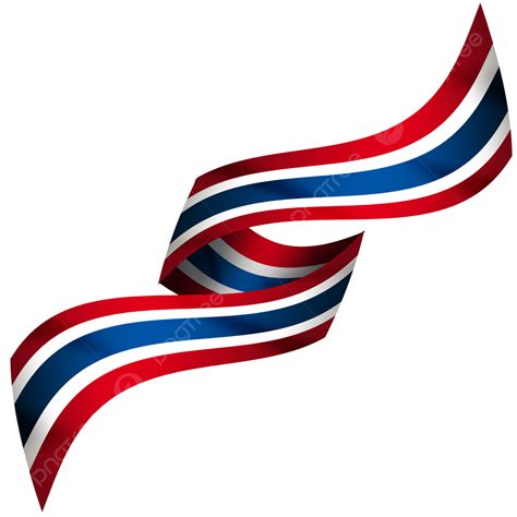 รูปธงชาติไทย เอกราช ประเทศ ประเทศชาติ ริบบิ้นพลิ้วไหว Png ธง ประเทศ