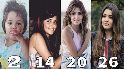 Hande Erçel Transformation From 1 To 26 Years Old Youtube