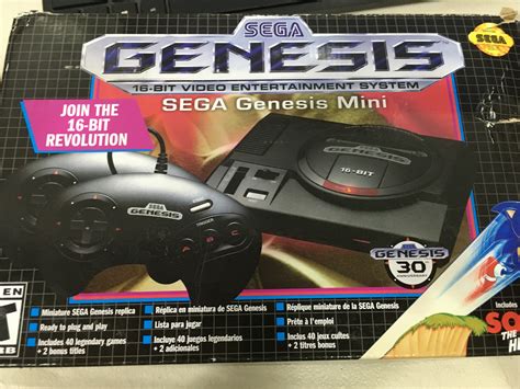 Sega Genesis Mini Sega Universal Black Sg 10037 2 Sn213913