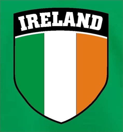 Eire Republic Of Ireland National Football Team Soccer Green Etsy