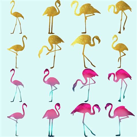 Flamingos Silhouette Clipart Flamingo Clip Art Flamingo