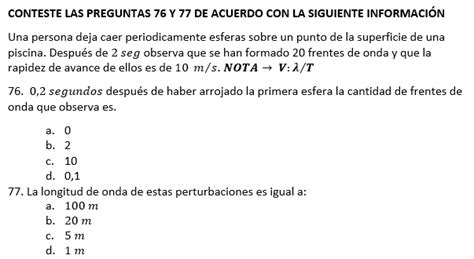 MatemÁticas Y FÍsica Preguntas Tipo Icfes DÉcimo Once