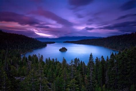 Emerald Bay Sunset Lake Tahoe California Photo On Sunsurfer