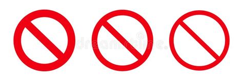 sign forbidden icon symbol ban red circle sign stop entry ang slash line isolated on white