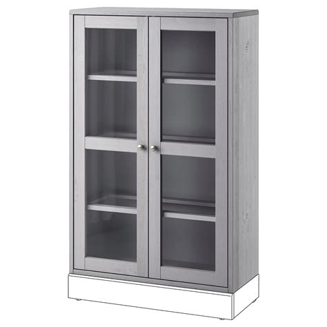 Ikea rationell pull out shelves w dampers retrofitted to non. HAVSTA Glass-door cabinet - gray - IKEA