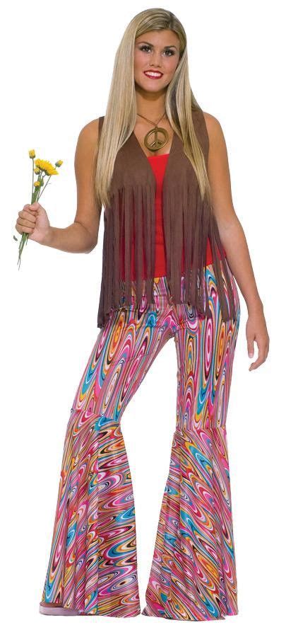Wild Swirl Bell Bottom Pants Hippie Costume Hippie Outfits Bell