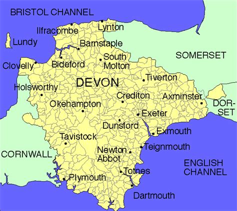 Genuki Maps Devon