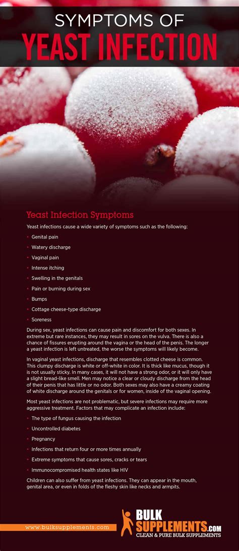Yeast Infection Symptoms Causes And Treatment