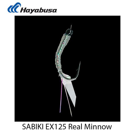 Hayabusa 5 Packs Sabiki EX125 Real Minnow Rigs 6 Hooks Size 10 12