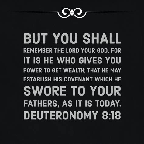 Deuteronomy 818 Power To Get Wealth Encouraging Bible Verses