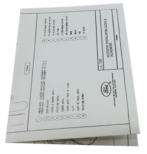 65 Mustang Rally Pac Wiring Diagram - Wiring Diagram and Schematic