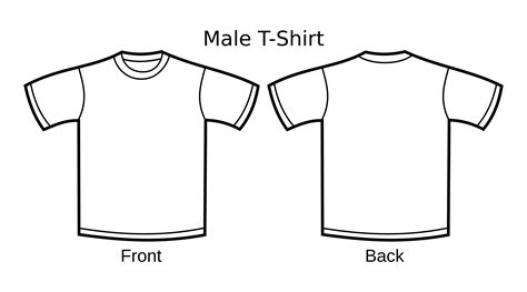 Front And Back Tshirt Template