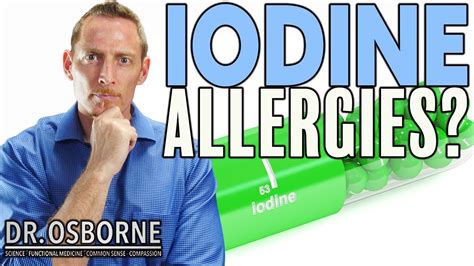 Iodine Is Essential To Your Health And Youre Not Allergic To It