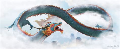 A Concept Of One Of The Chinese Dragon Tian Long 天龙。 Artofjiahao
