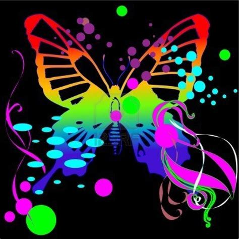 🔥 42 Neon Butterfly And Flowers Wallpaper Wallpapersafari