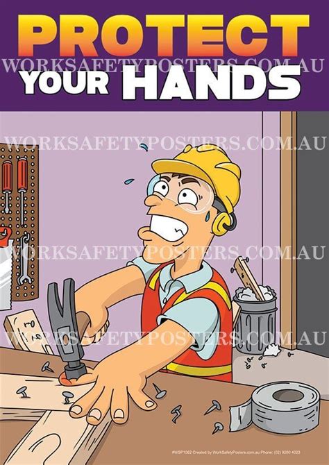 Funny Hand Safety Poster