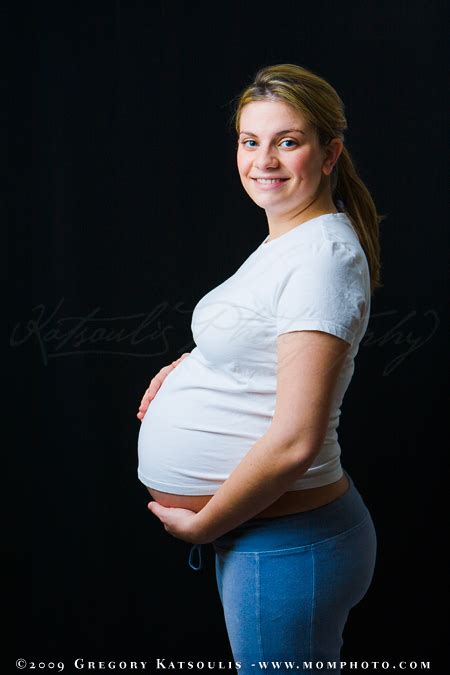 White On Black Pregnancy Portrait Katsoulis Photography