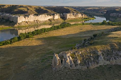 White Cliffs Montana Lewis And Clark Trail Aerial Photo Ron Lowery