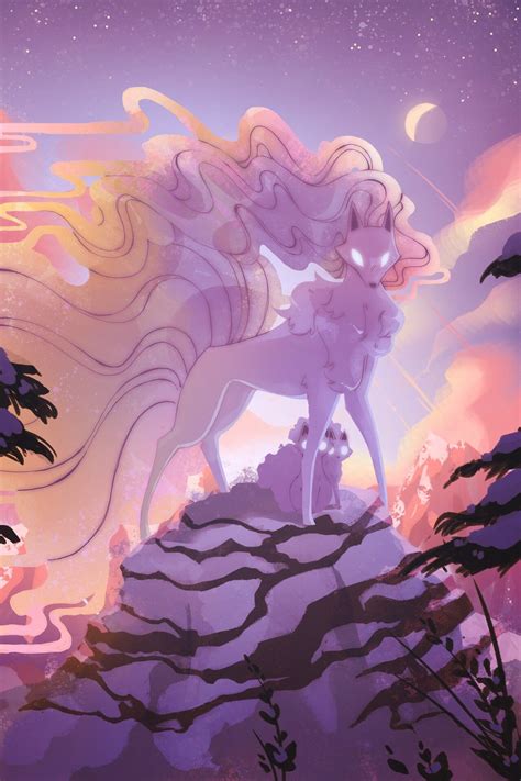 Get drawing idea and color pens , pencils, coloring here with alola ninetales. Pin by DP on Beautiful Art | Pokemon ninetales, Pokemon ...