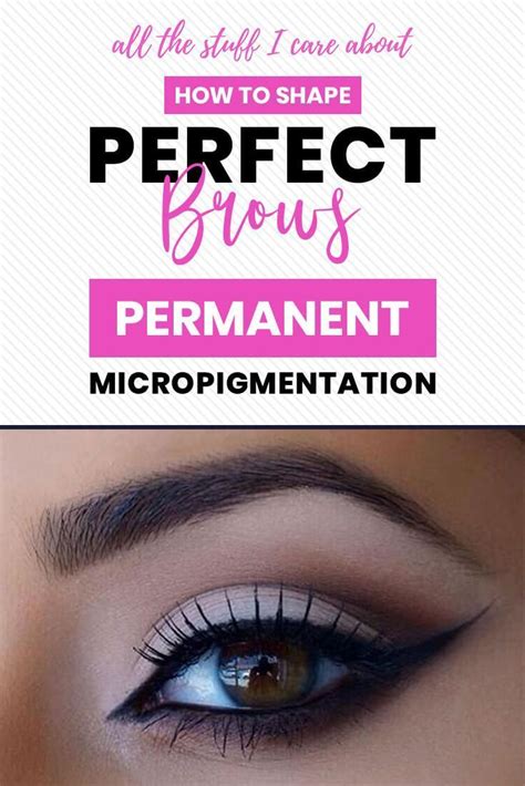 How To Shape Perfect Brows Permanent Brows