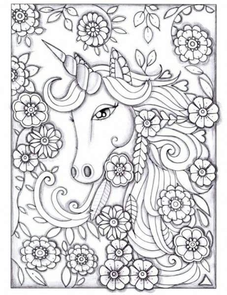 Imagenes De Mandalas De Unicornios Para Colorear / Dibujos de Mandalas