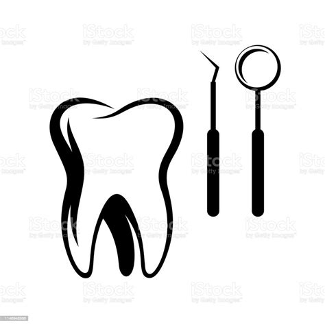 Ilustración De Conjunto Vectorial De Iconos Del Dentista Y Cuidado De