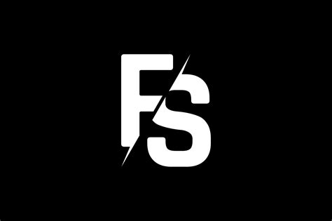 Monogram Fs Logo Graphic By Greenlines Studios · Creative Fabrica Fs