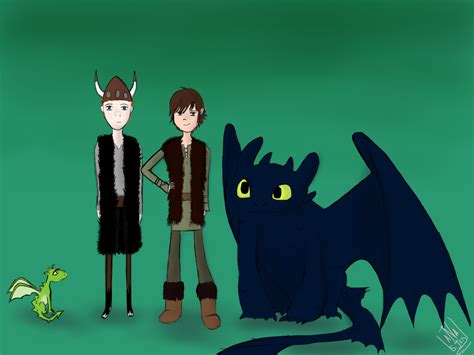 Wild hunt that was available only in the collector's edit. How to Train Your Dragon Book vs Movie by Forok on DeviantArt