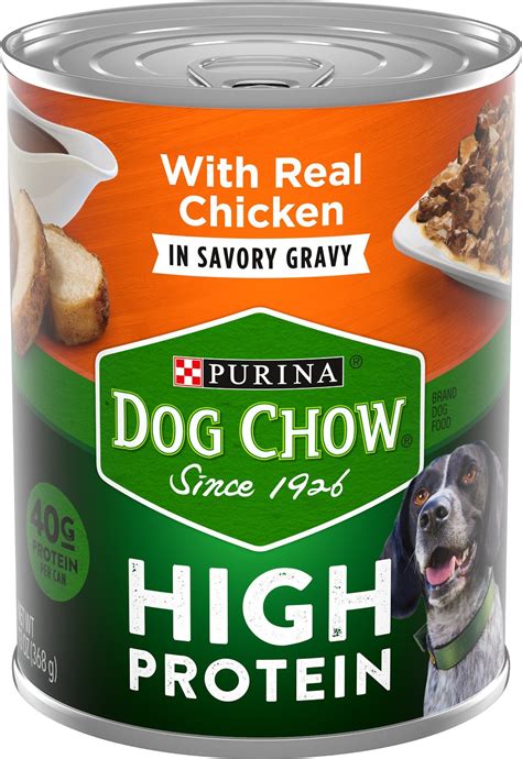 Dog Chow High Protein Chicken In Savory Gravy Canned Dog Food 13 Oz