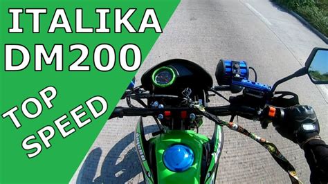 Italika Dm200 Velocidad Maxima Review Youtube