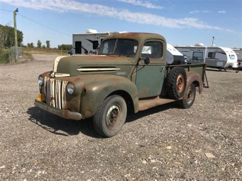 barn find 1942 ford 1 ton f 3 pickup truck solid rust free no