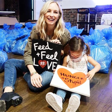 Candice King With Her Daughter Florence King Helping Hashtaglunchbag