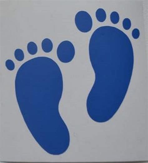Set Of 5 Pairs Baby Feet Decals Baby Feet Decals Baby Feet Etsy Australia