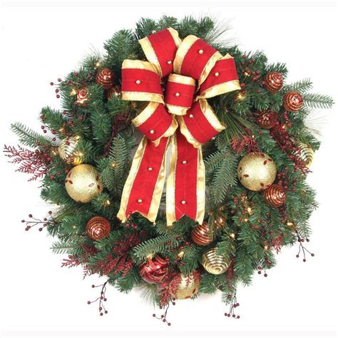 Home Accents Holiday 32 In Led Pre Lit Hilltop Artificial Christmas