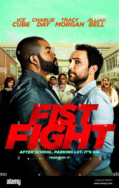 Fist Fight 2017 Warner Bros Entertainment Inc Poster Stock Photo
