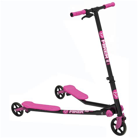 Yvolution A3 Air Y Fliker Girls Scooter Black Pink Scooters