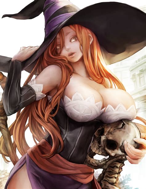 Dragon S Crown Sorceress By Nabe Dragons Crown Anime Witch Illustration Girl