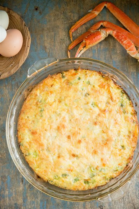 Low Carb Crustless Crab Quiche Recipe Simply So Healthy