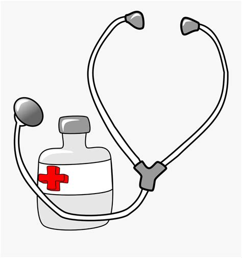 Medicine And A Stethoscope Stethoscope Clipart Free Transparent