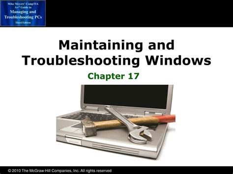 Ppt Maintaining And Troubleshooting Windows Powerpoint Presentation