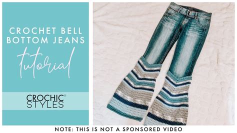 Crochet Bell Bottom Jeans Tutorial Crochic Styles® Youtube