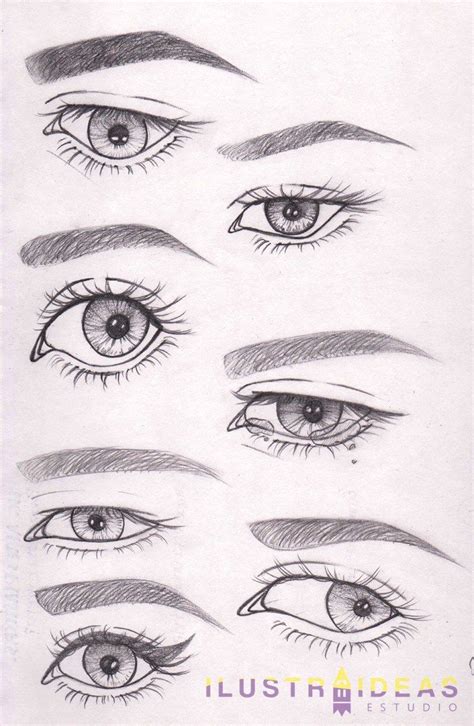 ¿quieres Aprender A Dibujar Ojos Te Enseñamos A Dibujar Ojos De
