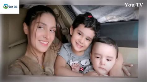 Ayeza Khan With Her Son Rayan And Daughter Hoorain Taimoor Youtube