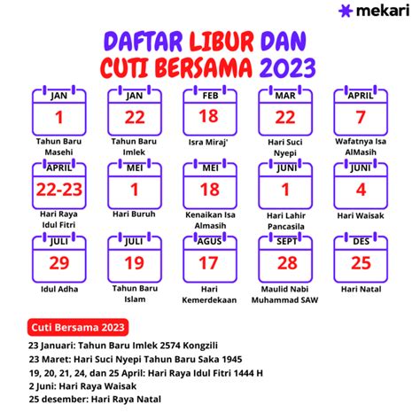 Kalender Tanggal Merah Hari Libur Dan Cuti Bersama