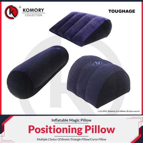 𝓚𝓞𝓜𝓞𝓡𝓨 Toughage Inflatable Triangle Pillow Bolster Curve Pillow