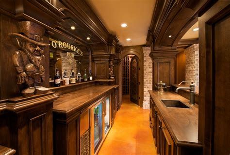 Orourkes Pub Traditional Home Bar Minneapolis By Erik Wyckoff