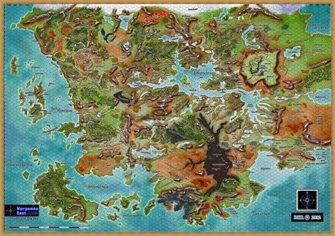 Faerun Forgotten Realms Map In Png Format W Numbered Hexes Adandd