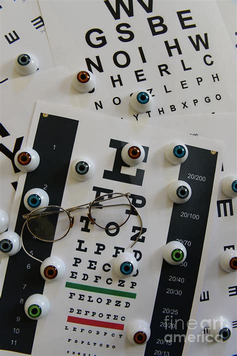 Optometrist The Eye Chart Photograph By Paul Ward