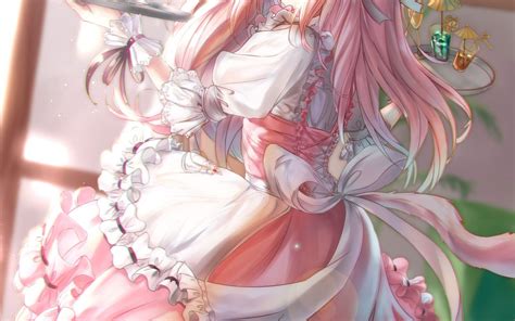 Anime Girl Characters With Pink Hair Wallpapers Wallpaper Cave